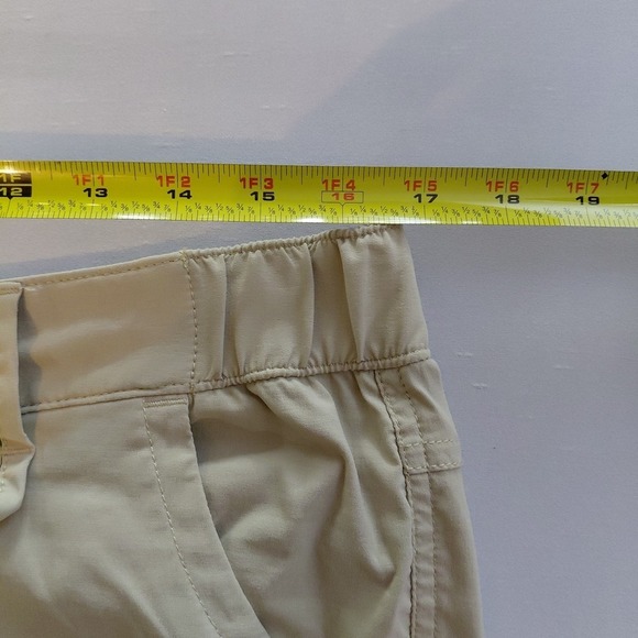 Duluth Trading Dry On The Fly Convertible Pants 10 X 33 Beige Khaki 56958 Hiking - Picture 5 of 12